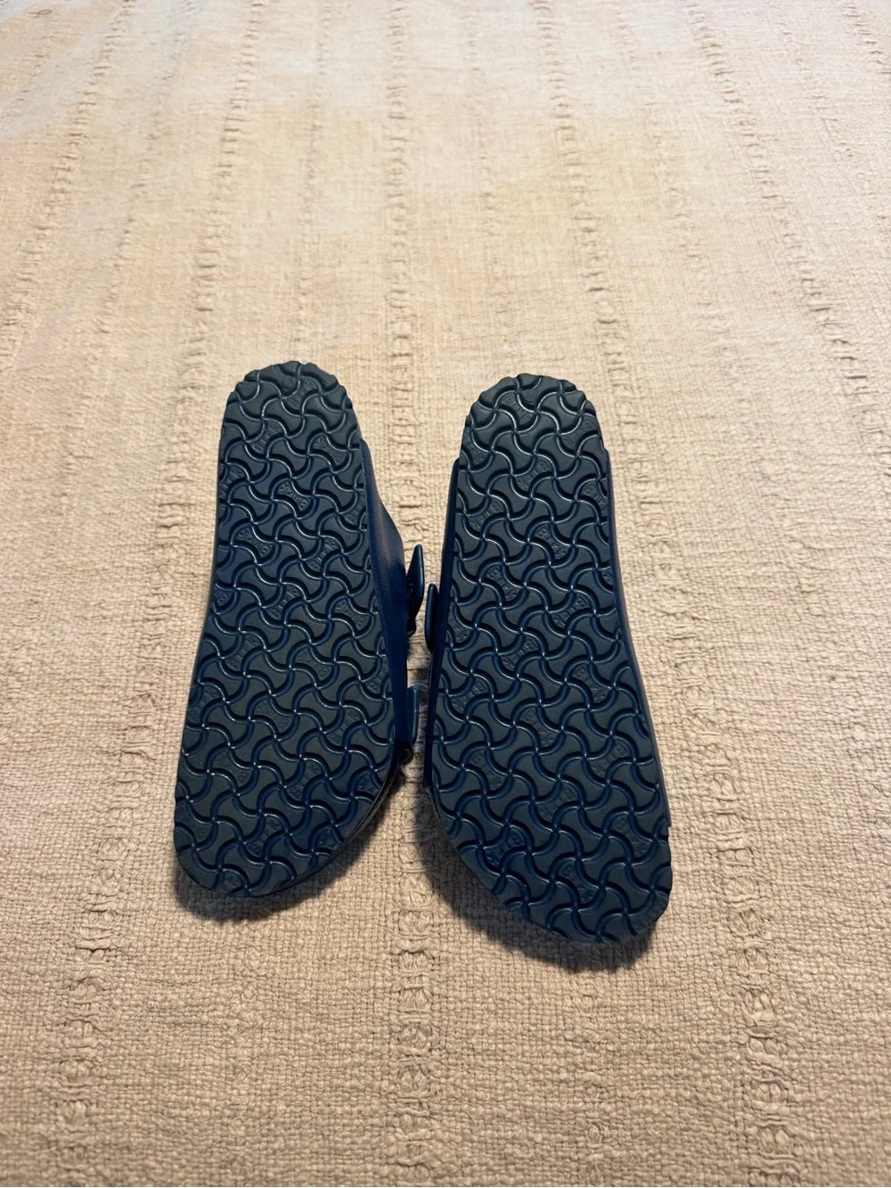Birkenstock Kids Navy Double Buckle EVA Sandals